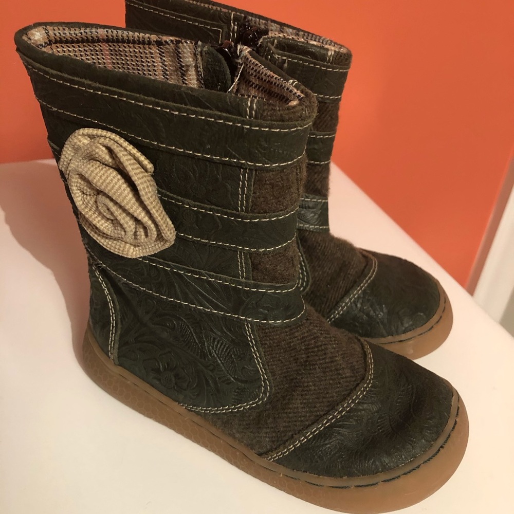 Livie & Luca Olive Boots